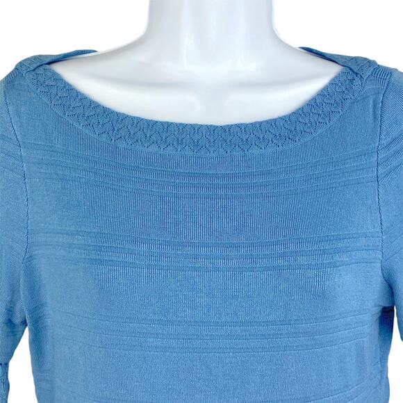 WHBM Women's Petite Flutter Sleeve Sweater PXS NEW - Picture 4 of 11